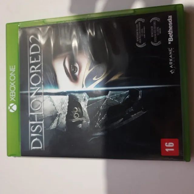 dishonored 2 xbox one completo otimo estado