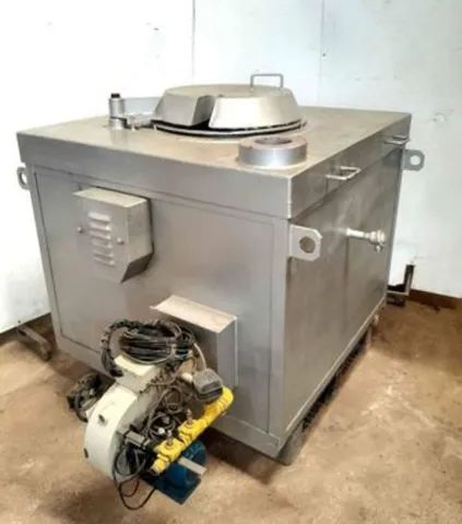 forno morganita fundição alumínio 200kgs elétrico e a gás forno cadinho - Foto 2