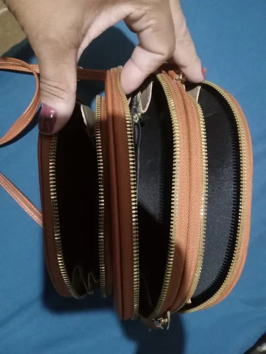 Bolsa de Ombro Forever Young - Marrom - Foto 4