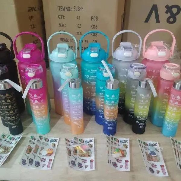 Garrafa - kit com 3 - 25 reais