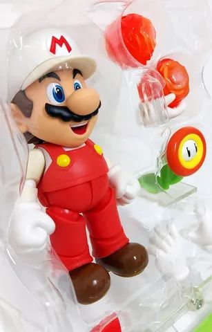 Bandai Sh Figuarts Super Mario Bros - Fire Mario - Original - Foto 5
