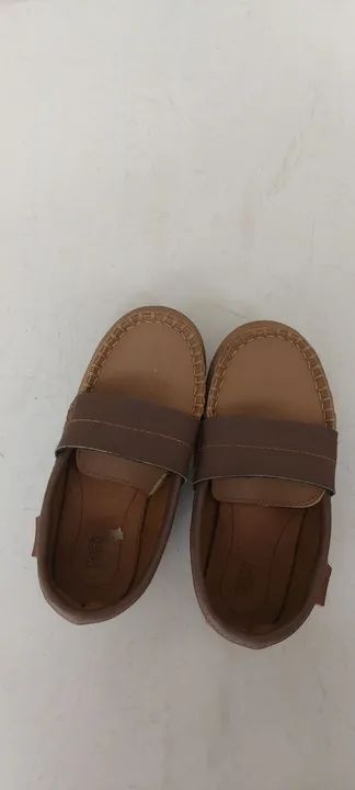 Sapatos infantis - Marrom  - Foto 3