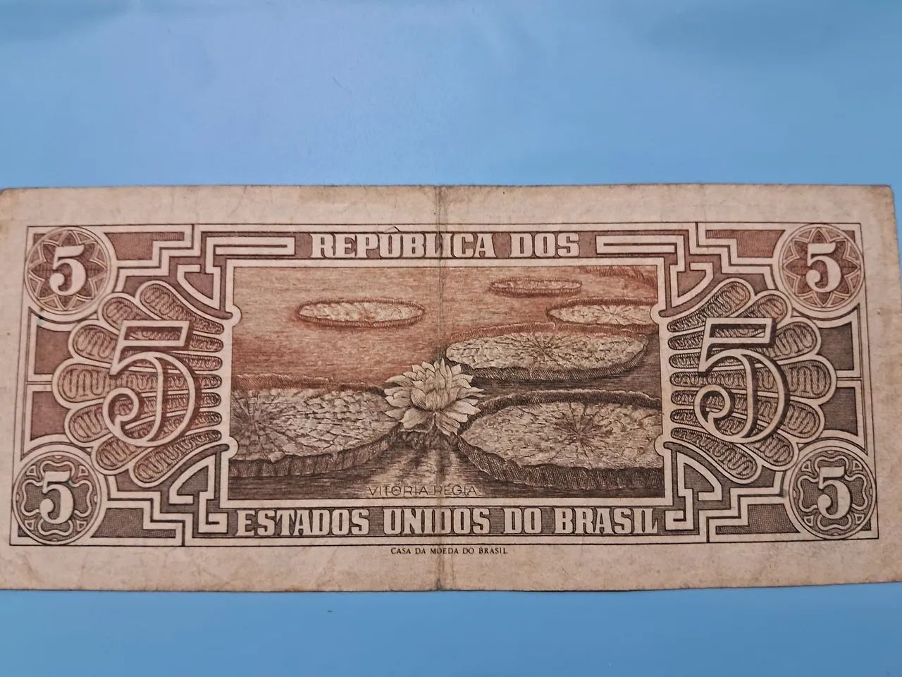 Nota antiga 5 cruzeiros - Foto 2