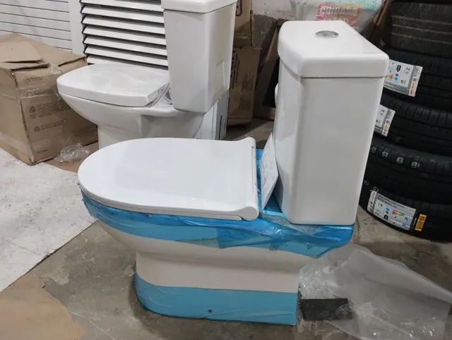 Kit vaso cx e assento com sensor de descarga wi-fi Vesúvio icasa