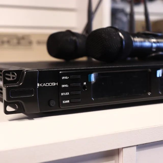 Microfone Valvulado Duplo Kadosh Sem Fio K 2002m Tube - Foto 4