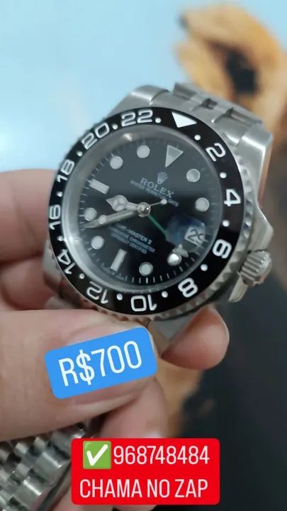 Relógio ROLEX GMT MASTER II JUBILEU AUTOMÁTICO DISPONÍVEL  - Foto 2