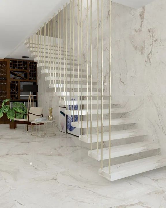 Porcelanato Portobello "C" Siena Chianti 60x120 Pol Ret  - Foto 5