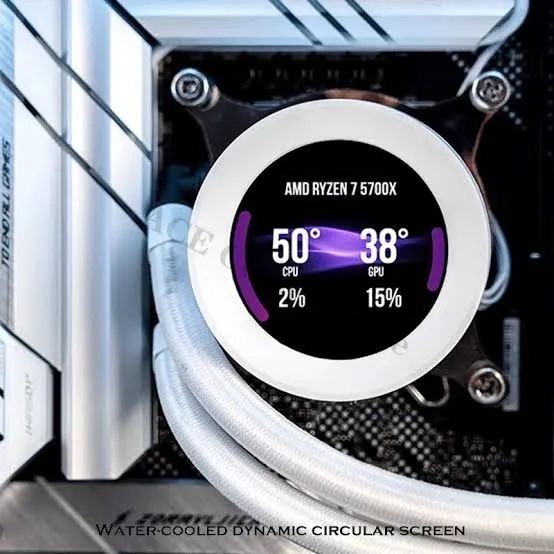 Monitor Tela Water Cooler Customizável Turzx Display IPS 2.1 Pol Pc rtx