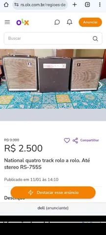 Vintage National Recorder RS-755S. Quatro track rolo a rolo. NH. - Foto 3