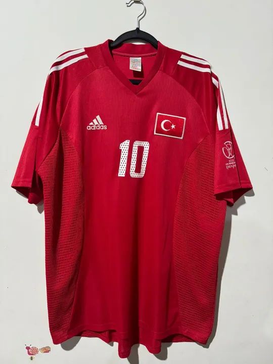 Camisa Turquia Copa do Mundo 2002 Basturk 10 Original
