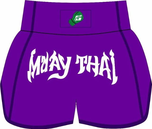 Short Muay Thai Bermuda Calção Tailandês Gfighter Kickboxing - Foto 5
