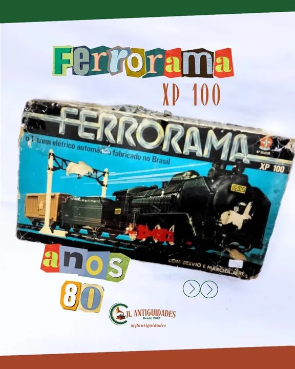 Ferrorama XP 100 antigo 