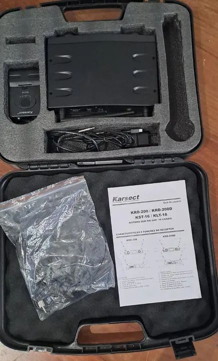 3 Kit Microfone Sem Fio Dylan UDI 01/ karsect- Novos na Caixa - Foto 6