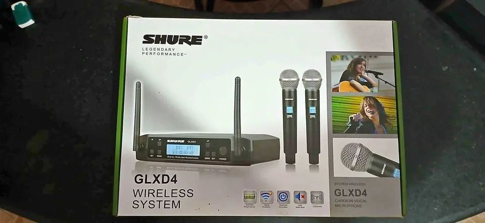 Microfone sem fio Shure China