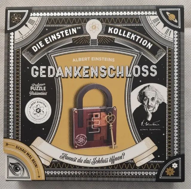 Professor Jigsaw Puzzle Albert Einstein's Lock of Thought