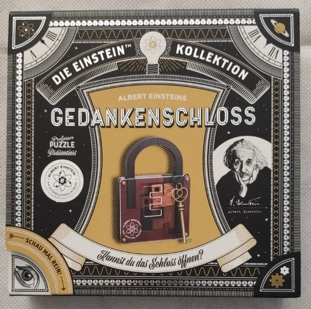 Professor Jigsaw Puzzle Albert Einstein's Lock of Thought