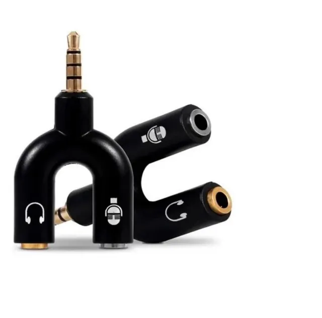 Adaptador P3 Fone e microfone