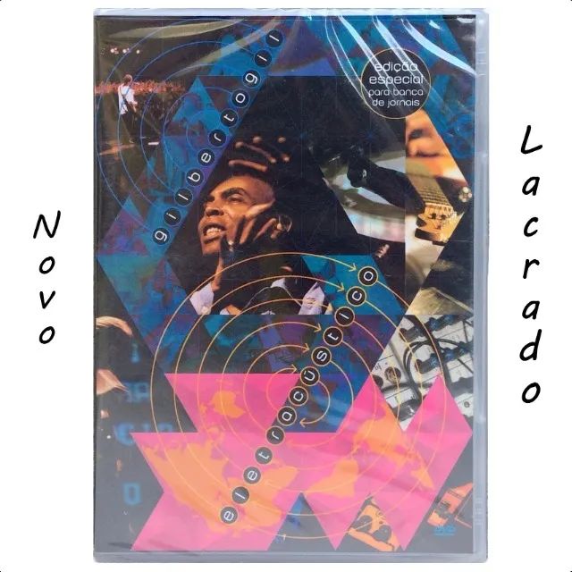 Gilberto Gil - Eletracústico - DVD Show Original - Novo e lacrado!