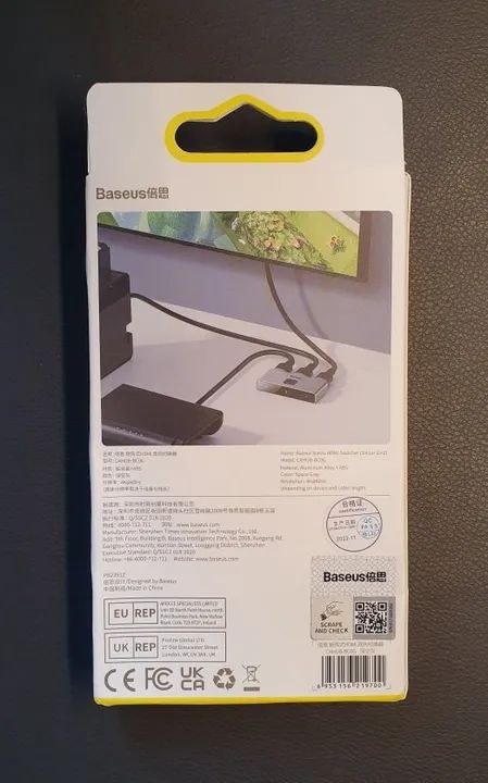 Hub Switch Hdmi baseus R$ 110,00 - Foto 5