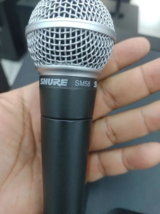Microfone Shure SM58 original (novo na Loja) - Foto 4