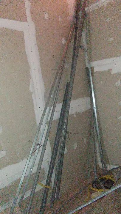 40 metros de gesso acartonado, com lã de vidro e esquadria, ideal para acústicos  - Foto 6