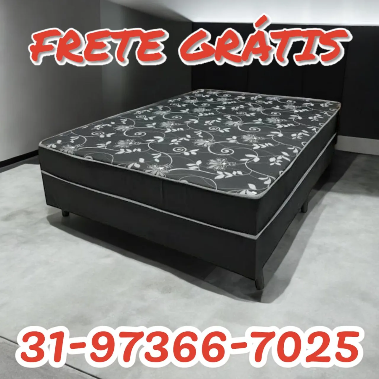 CAMA CASAL D33 BOX / IMPERDÍVEL / ENTREGA GRÁTIS