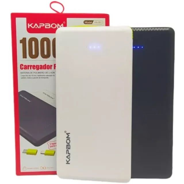 Carregador Portátil 10.000mAh 