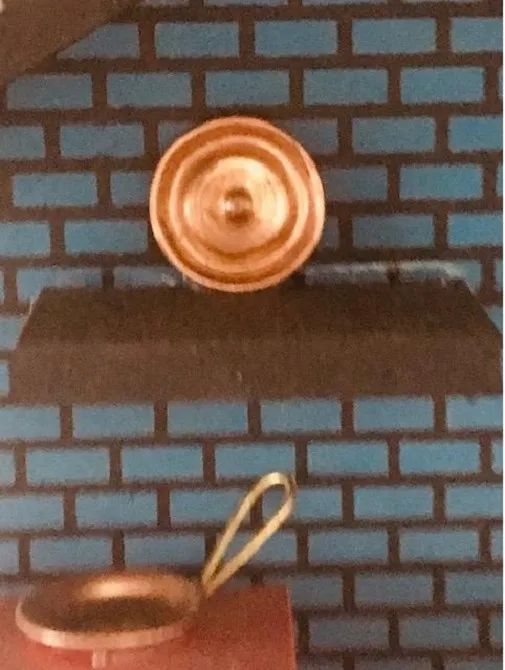 Porta-chaves de parede - casinha mineira - para 3 chaves - Foto 2