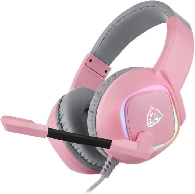 Headset Gamer Motospeed G750 Rosa Rgb
