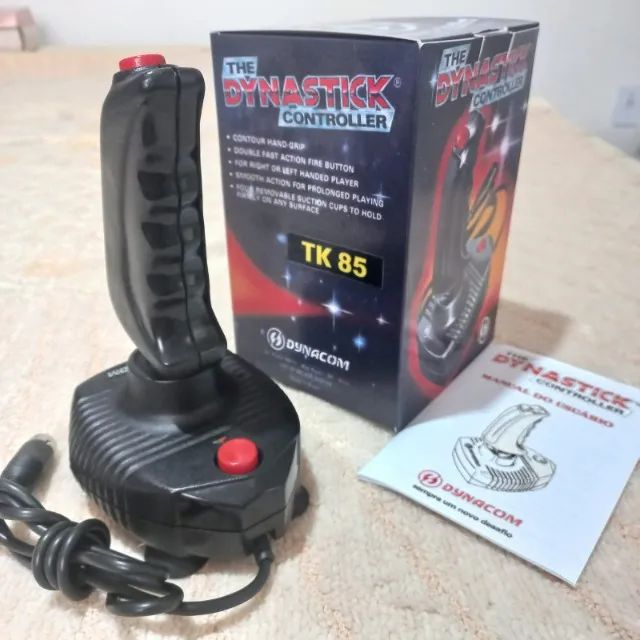 Raro Joystick Dynastick Dynacom p/ Tk 85 c/ Caixa e Manual - Foto 5