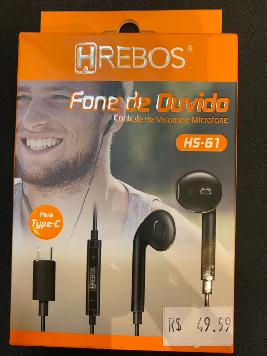 Fone entrada tipo C
