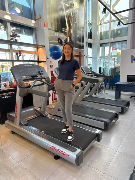 Esteira elíptico bicicleta ergométrica elétrica de ginástica Mtechbr 