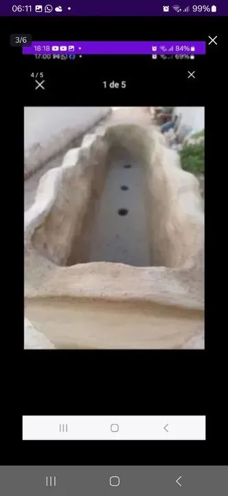 Floreira jardineira grande vaso retirar Ribeirão Preto não entrego só dinheiro  - Foto 2