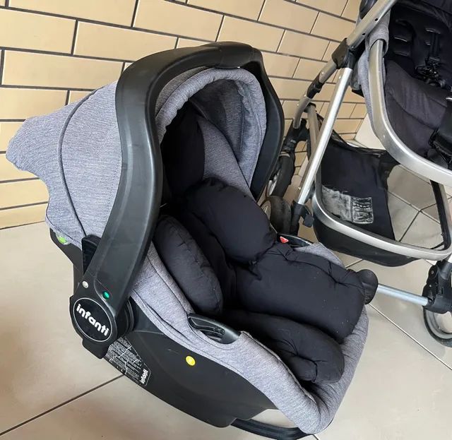 Carrinho de Bebê Travel System Infanti Epic Lite Trio Grey Classic + Base Isofix  - Foto 4