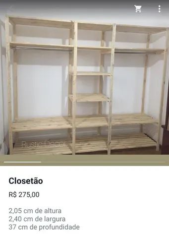 Closet em madeira 