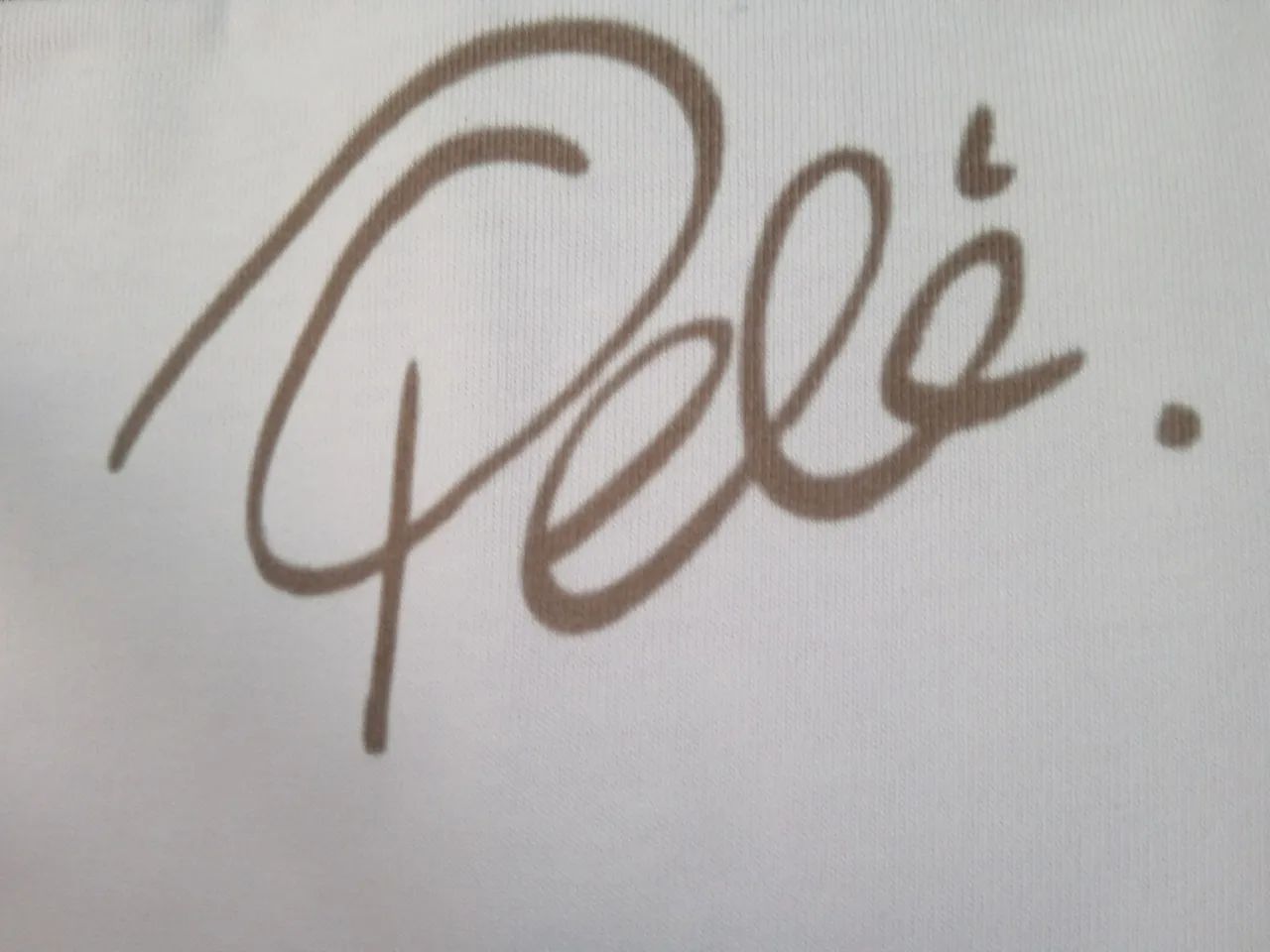 Camisa Santos Athleta Milésimo Gol #10 Pele Autografada Certificada - Foto 2