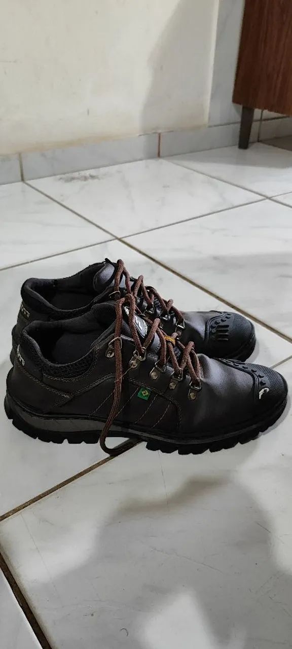 Coturno Botina Bota Para Trabalho Pesado 43<br>Proteção Biqueira