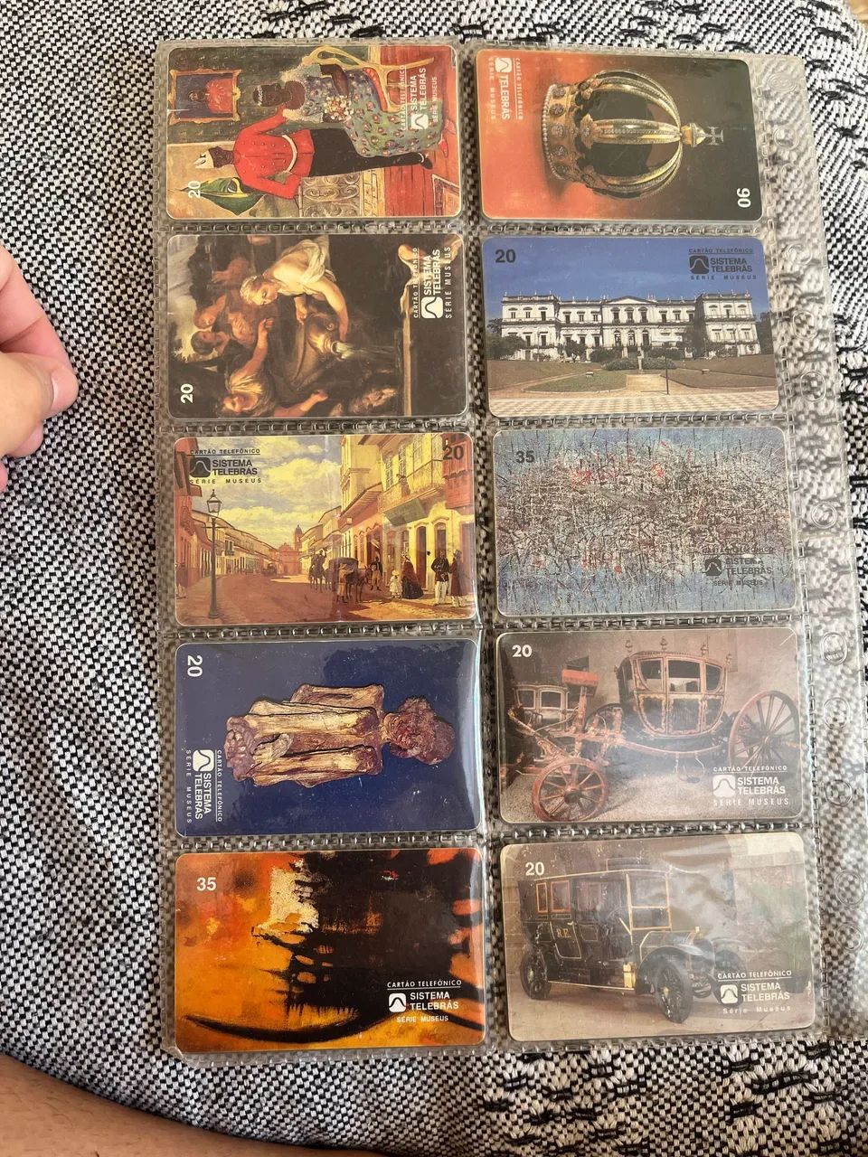 Cartões telefônicos para colecionador 