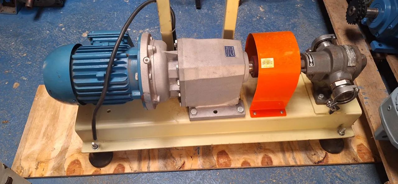 Bomba de engrenagem 1.5 cv com redutor 1/43. - Foto 6