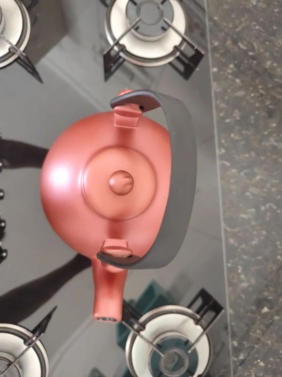 Chaleira de cerâmica ceraflame - rose gold 1.7 litros 100% cerâmica linda! - Foto 4