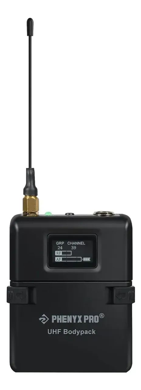 PWB-12 | Transmissor Uhf Sem Fio Bodypack PTU 1U/2U Phenyx Pro 