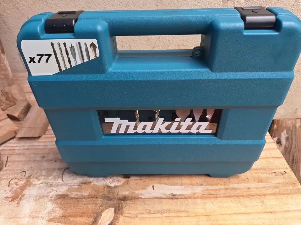 Kit Makita 77 pçs Brocas Soquete Jogo Bits P/ Furadeira Parafusadeira D-47226 - Foto 3