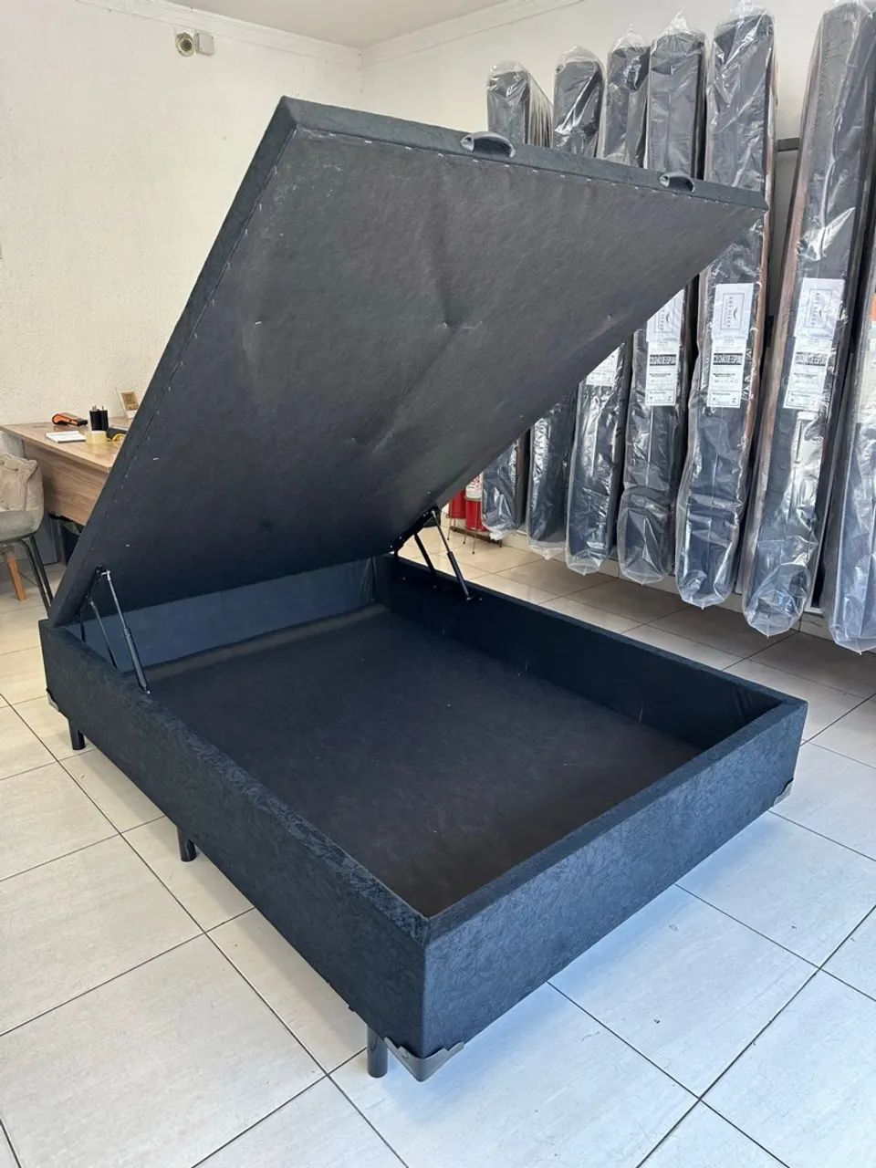 Cama Baú com Pistão a Gás - Conforto e Praticidade - Foto 3