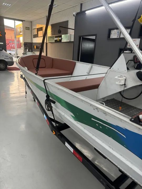 Barco ecologia com carretinha nova  - Foto 7