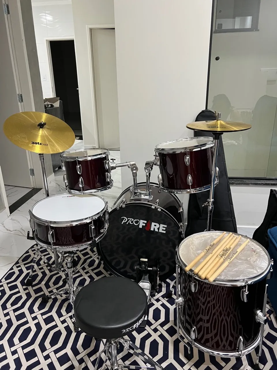 Bateria Profire Completa - Ideal para Iniciantes!