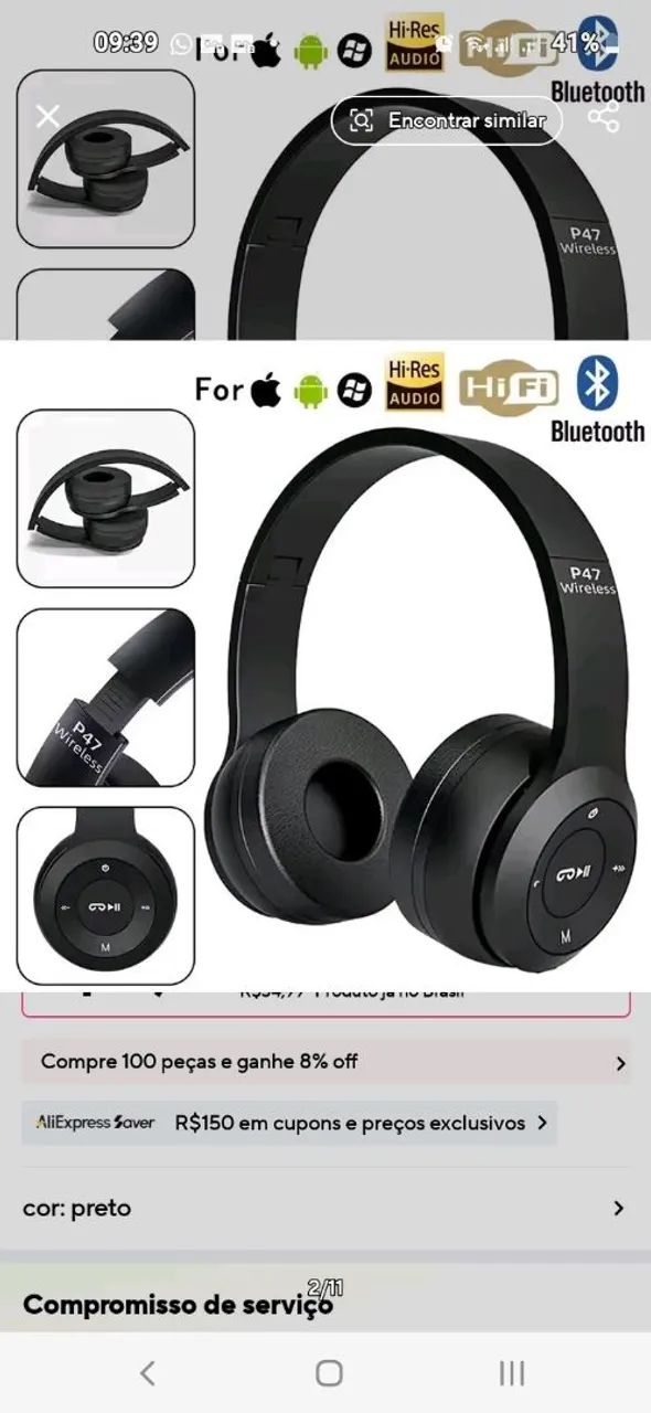 Fone de ouvido profissional wifi - Foto 4