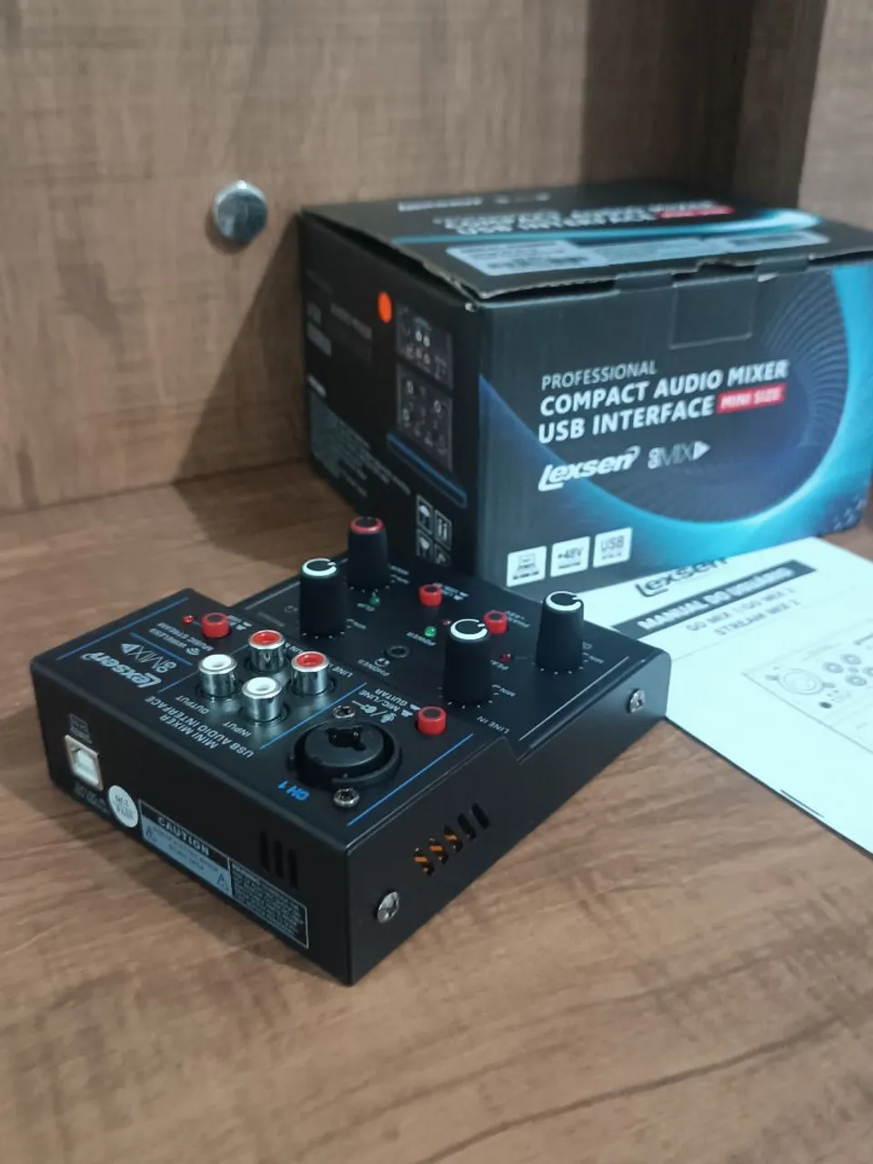 Interface de Som Lexsen Go Mix 1 USB 5v Novo