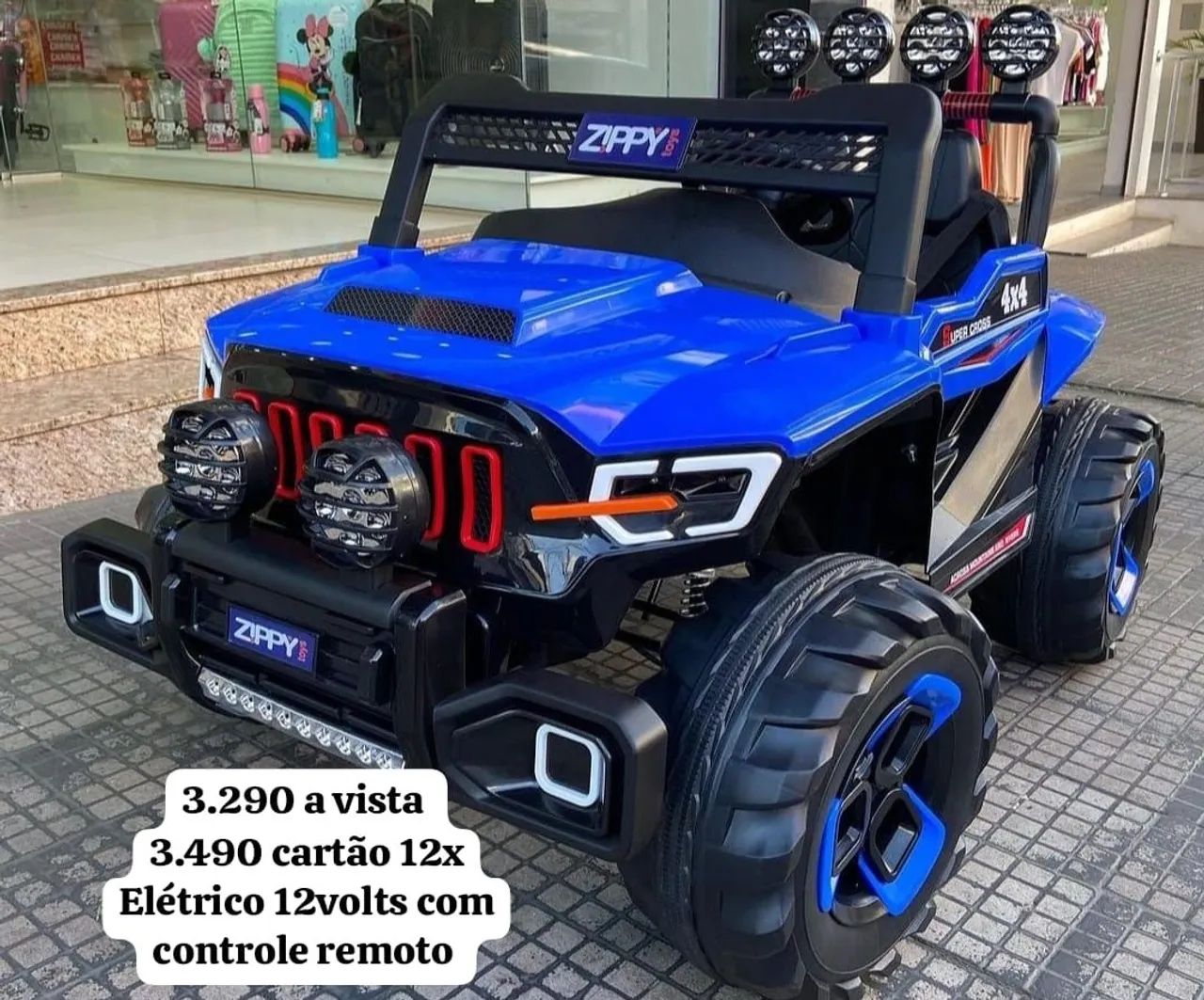 Quadriciclo elétrico infantil 4x4