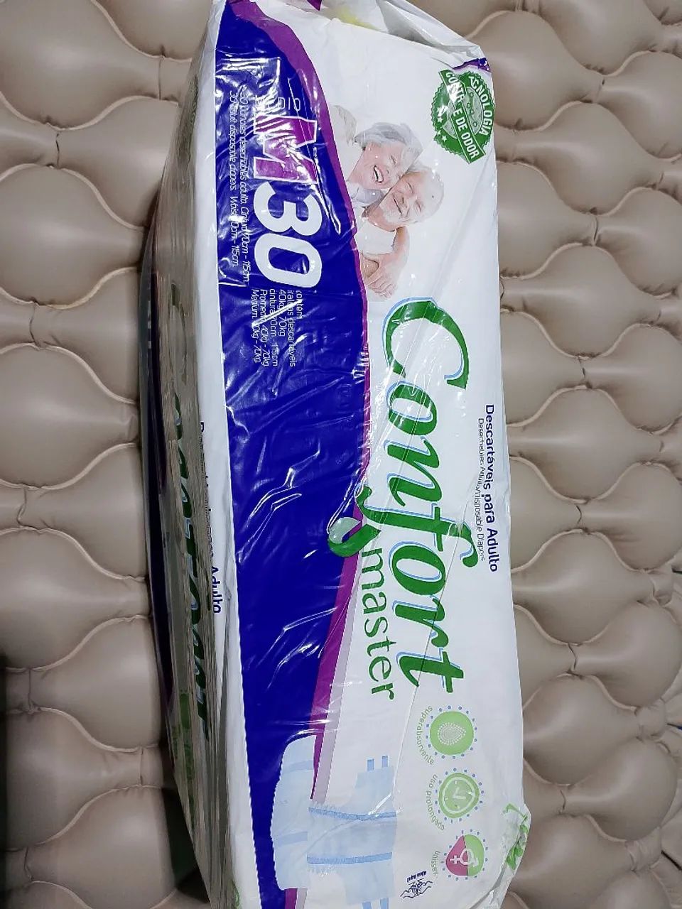Fraldas para Adultos Wellness Confort M 30 Unidades (R$40,00) - Foto 5