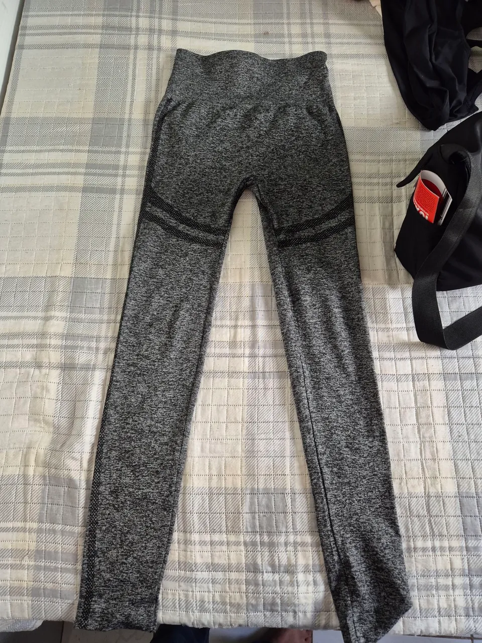Calça Legging Fitness Cinza Mescla